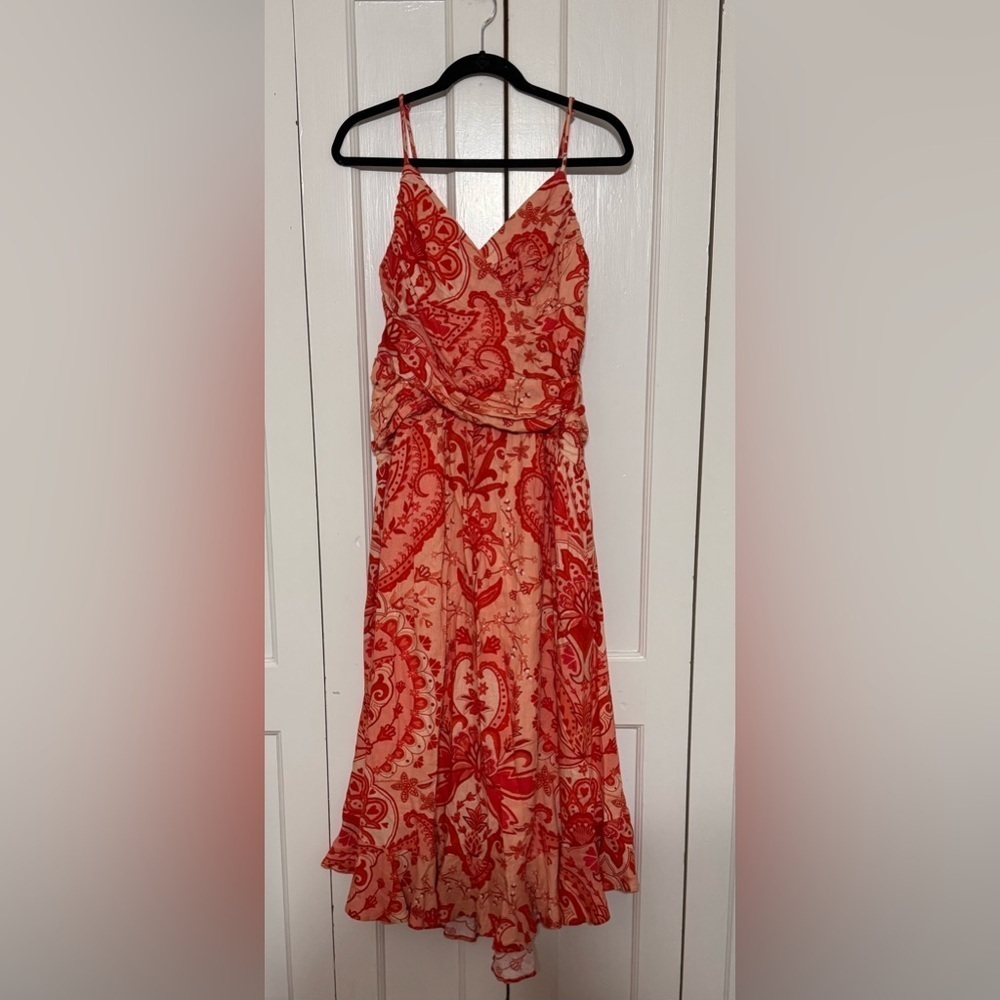 FARM Rio Jaipur Crossover Linen Blend Maxi Sundress - Picture 5 of 11